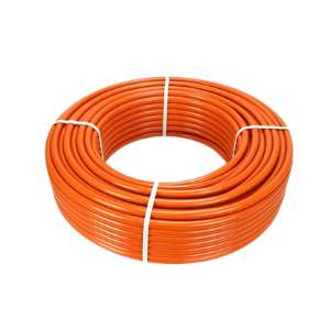 orange PEX tube electric