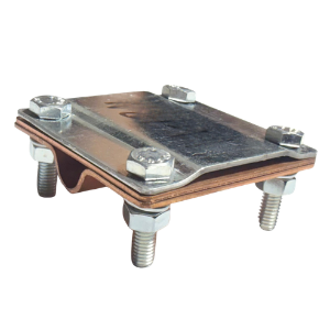 Bi-Metallic Clamp GI Tape to Cu Cable