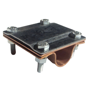 Bi-Metallic Clamp GI Tape to Cu Round