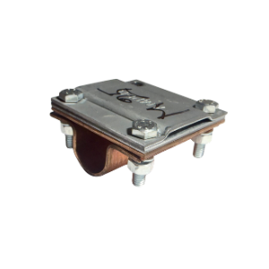 Bi-Metallic Clamp GI Tape to Cu Cable