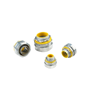Straight Liquid Tight Connector with Insulated Throat